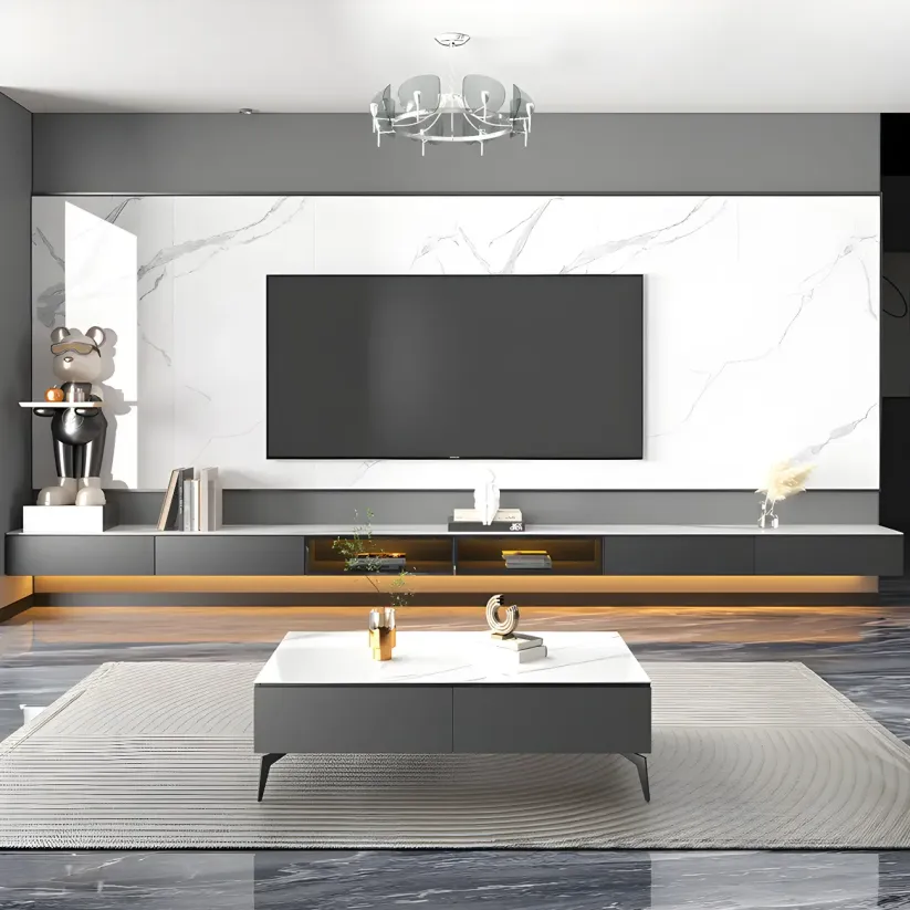 Floating TV stand