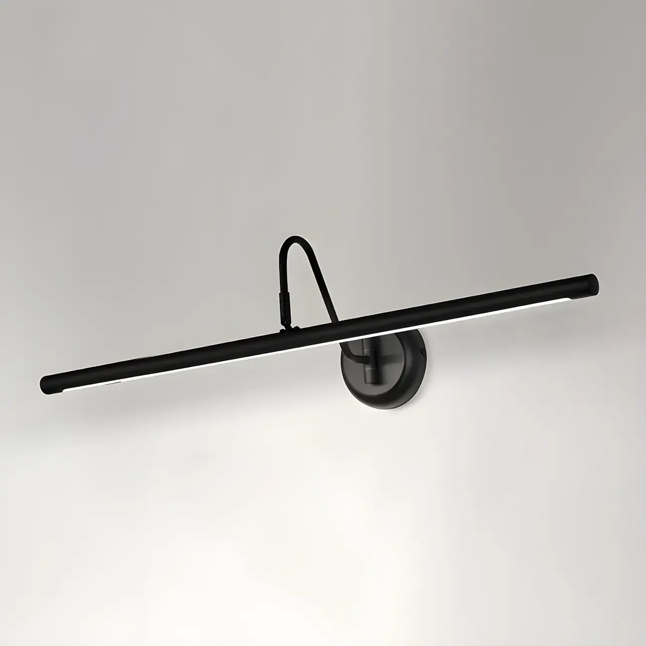 Wall-Mounted Linear Black Bathroom LED Vanity Light Image - 15