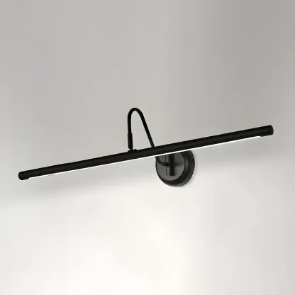 Wall-Mounted Linear Black Bathroom LED Vanity Light Image - 15