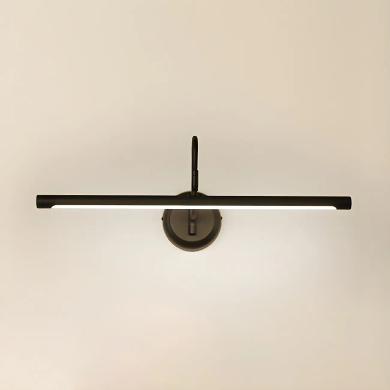 Wall-Mounted Linear Black Bathroom LED Vanity Light Image - 16 | homeyfad