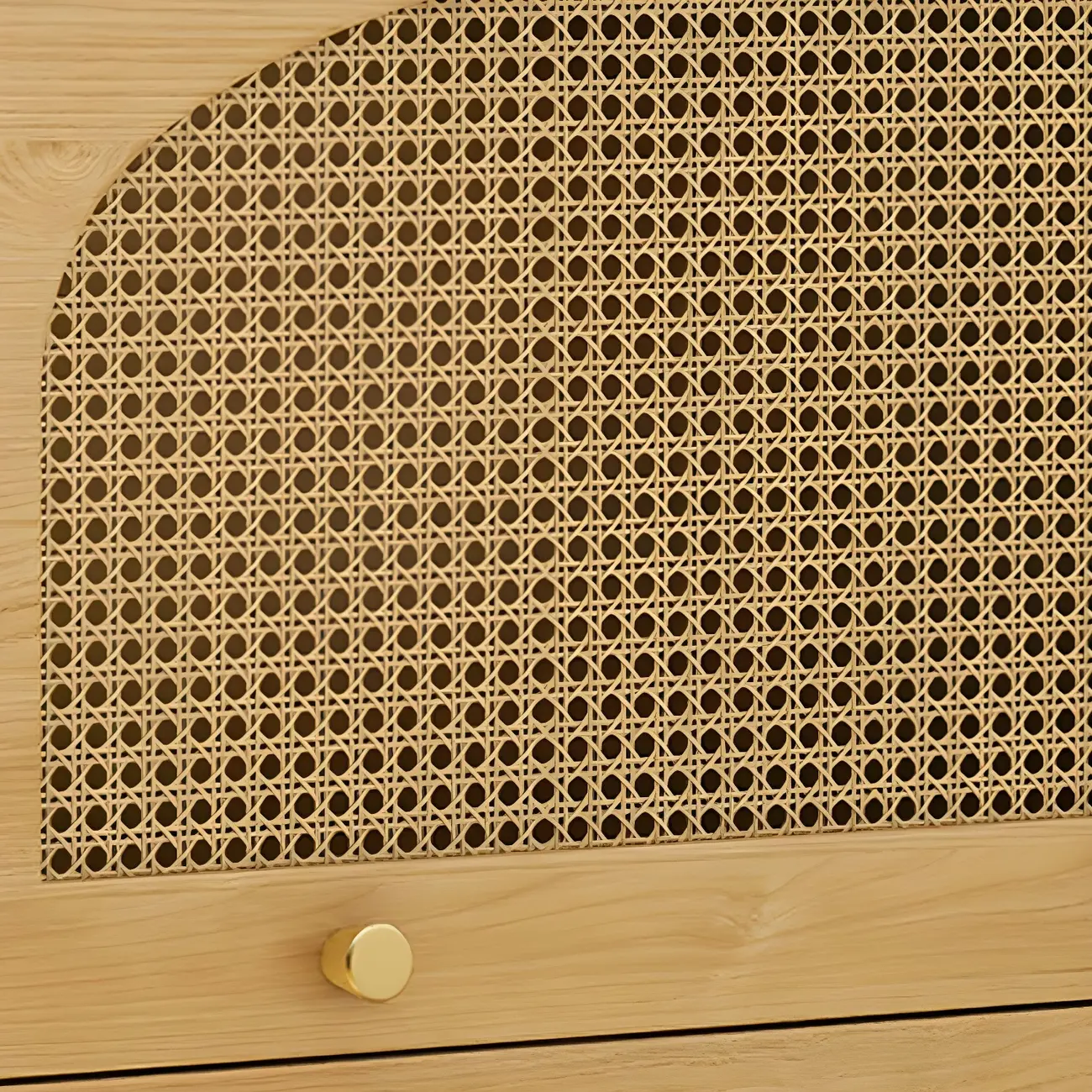 Vintage Wooden Dresser with Natural Finish and Metal Handles Image - 5 | homeyfad