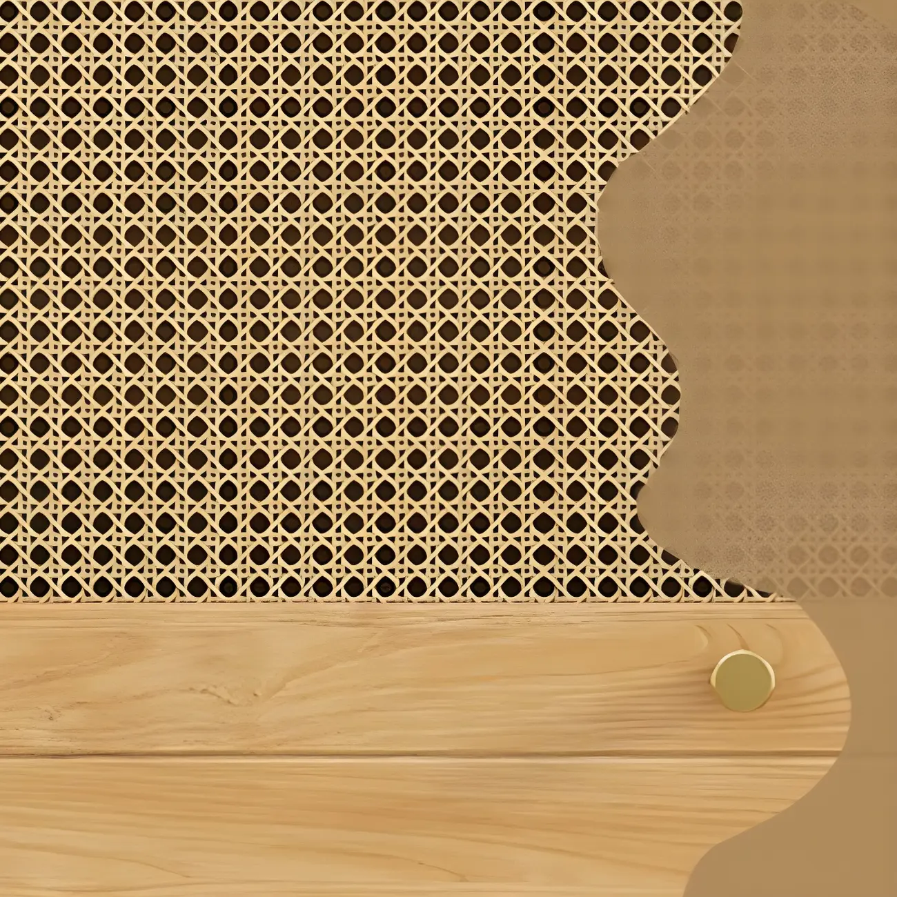 Vintage Wooden Dresser with Natural Finish and Metal Handles Image - 13 | homeyfad