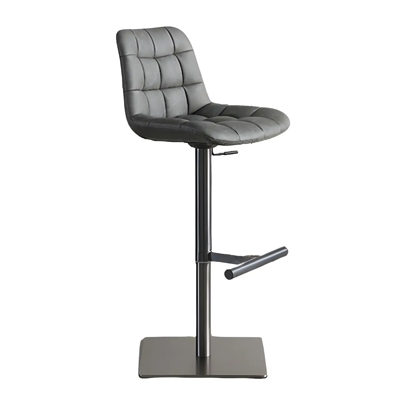 Modern Low Back Cushioned Swivel Adjustable Bar Stool Image - 17 | homeyfad