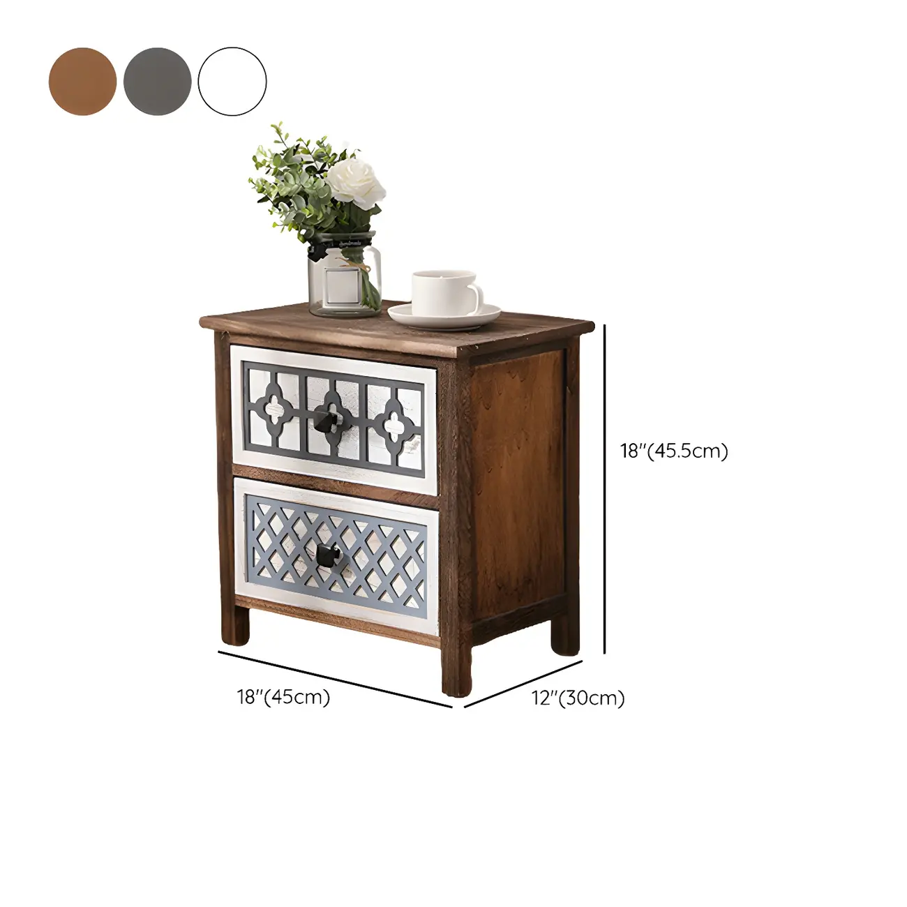 Bohemian Rustic Wood Narrow Bachelor Chest for Bedroom #size | homeyfad