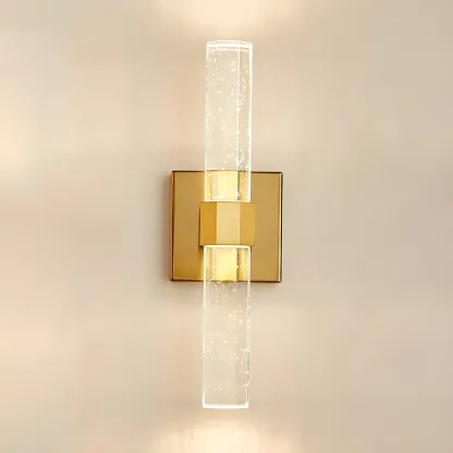 Stylish LED Vanity Light with Crystal Shade for Bathroom Image - 10