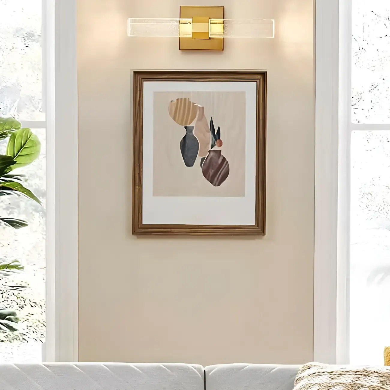 Stylish LED Vanity Light with Crystal Shade for Bathroom Image - 16