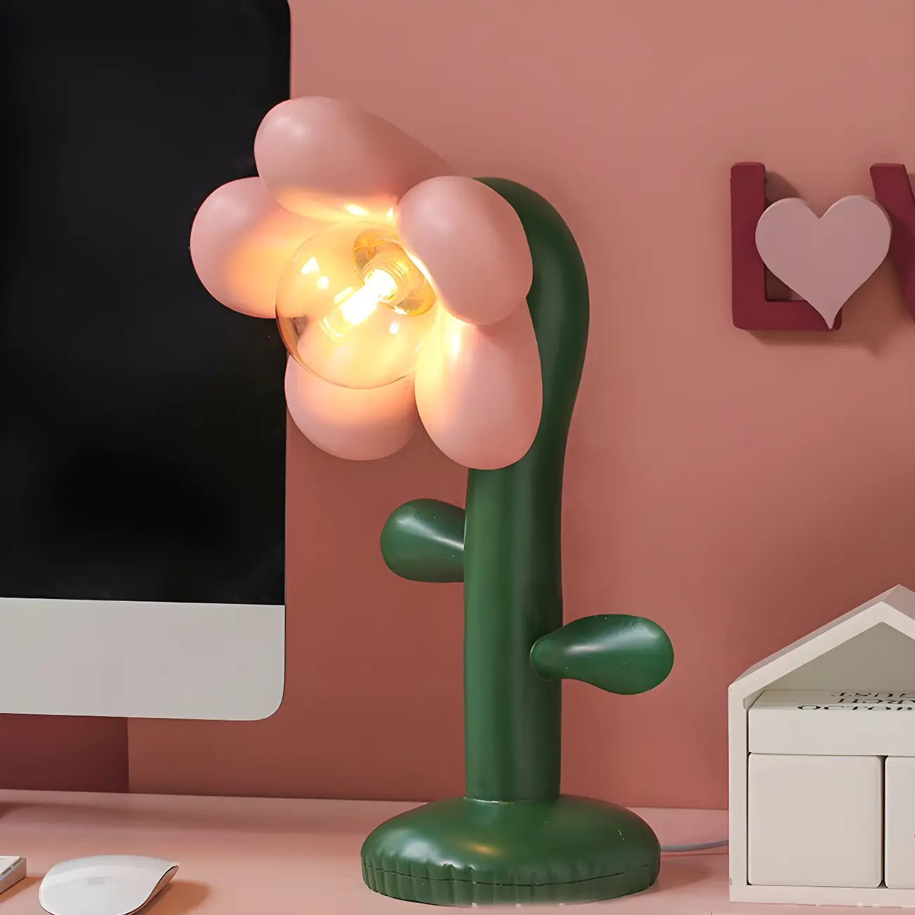 Cute Floral Shape Kids Lamp for Bedroom | homeyfad