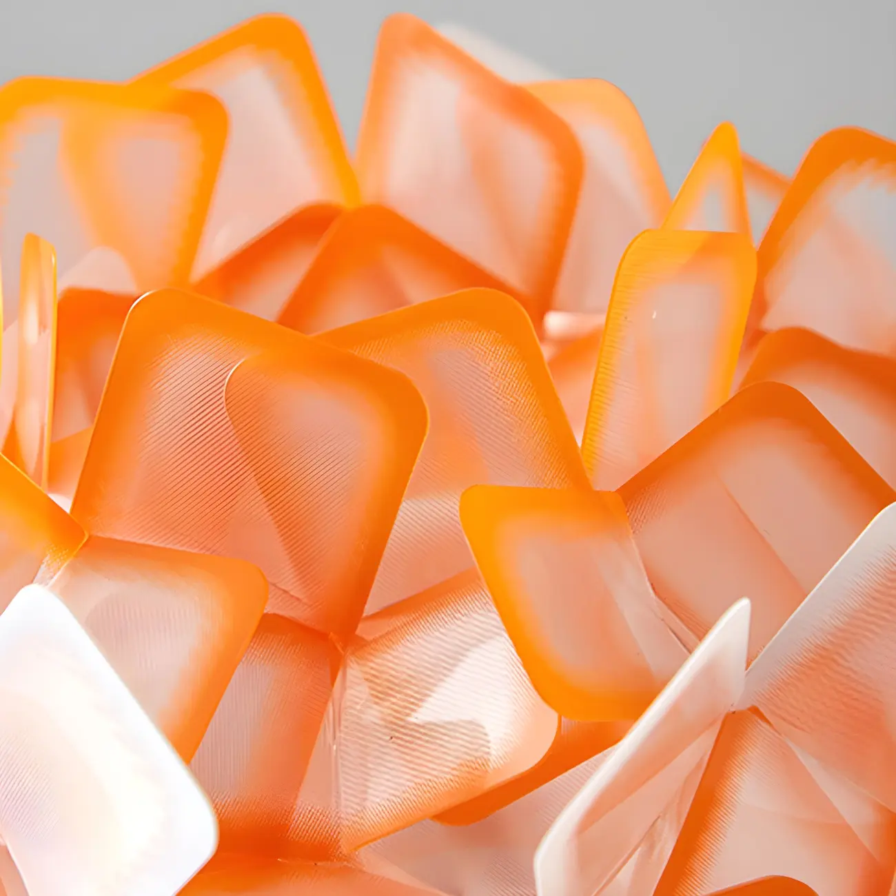 Orange Metal LED Flower Shaped Table Lamp for Bedroom Image - 21 | homeyfad