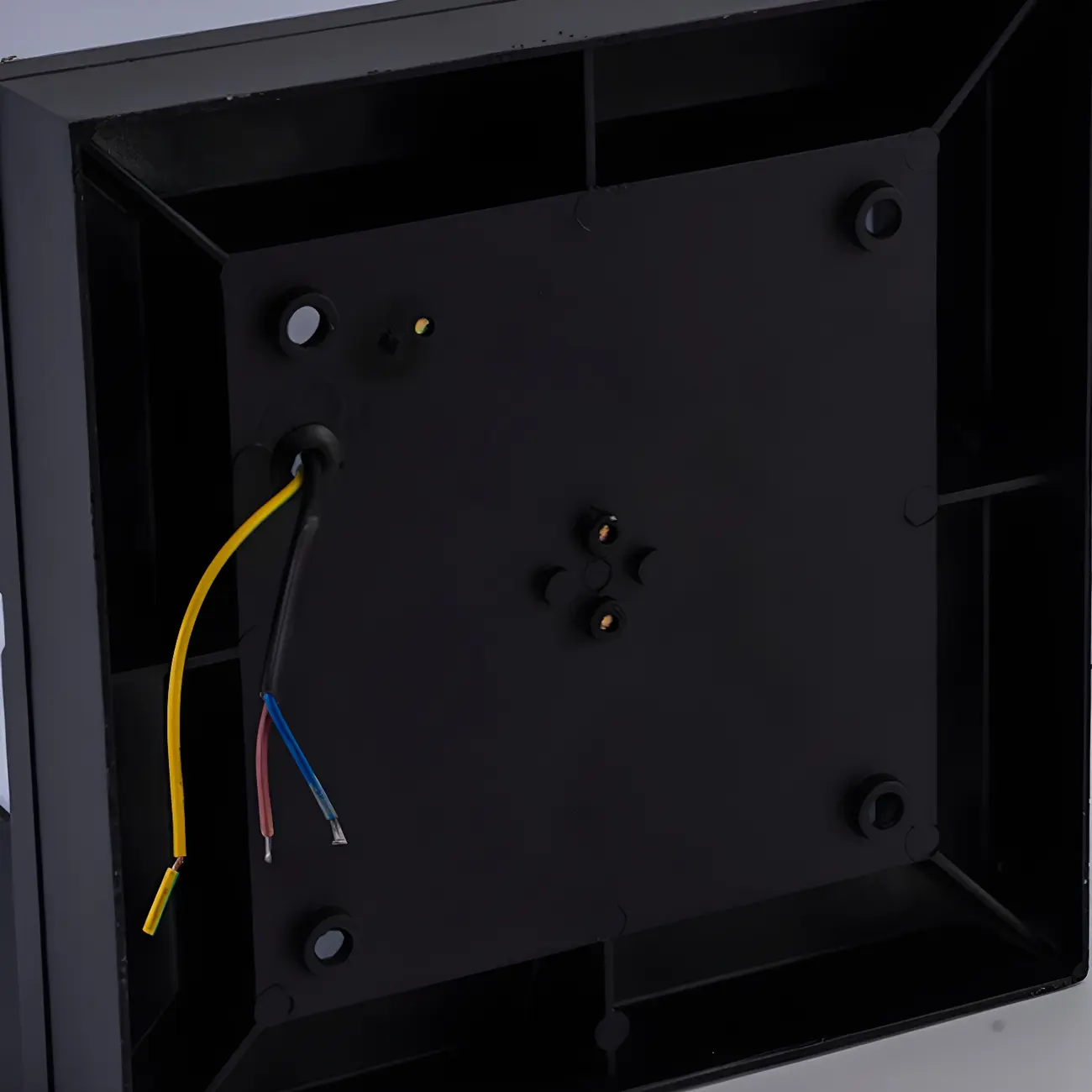 Waterproof Metal Black Square Solar Outdoor Post Lights | homeyfad