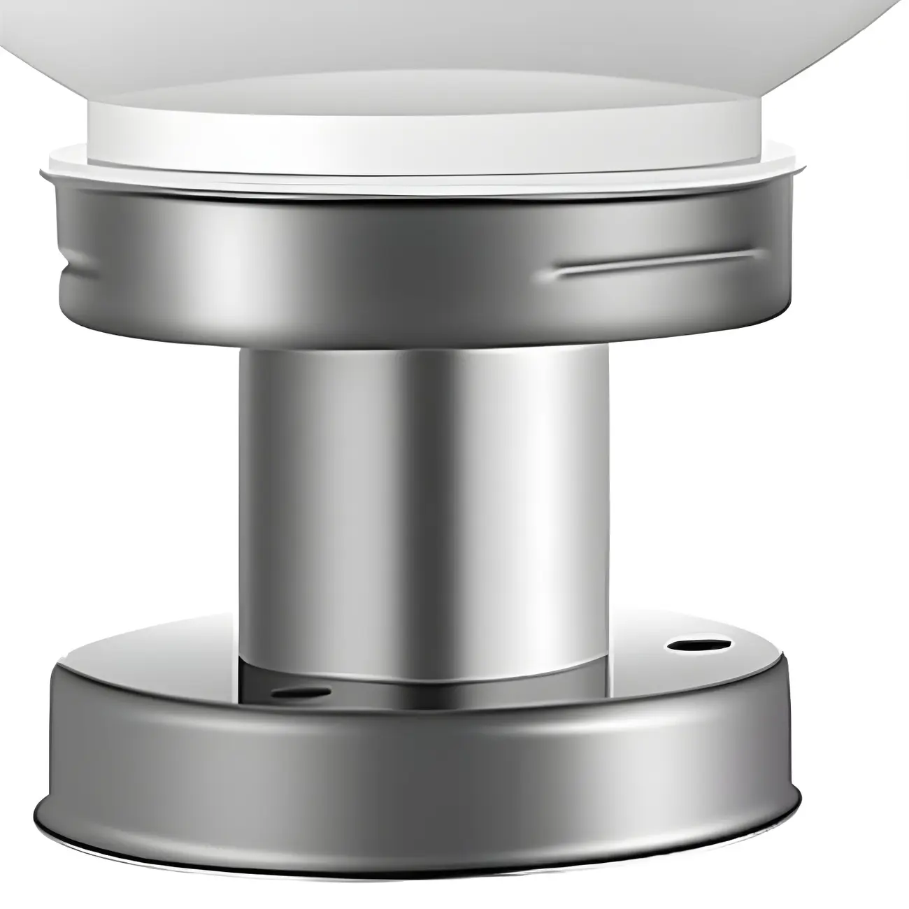 Modern White Ball Solar Outdoor Post Lights | homeyfad