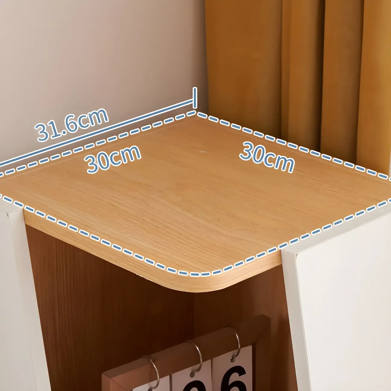 Artistic Modern White Wooden Corner Bookcase  Image - 8