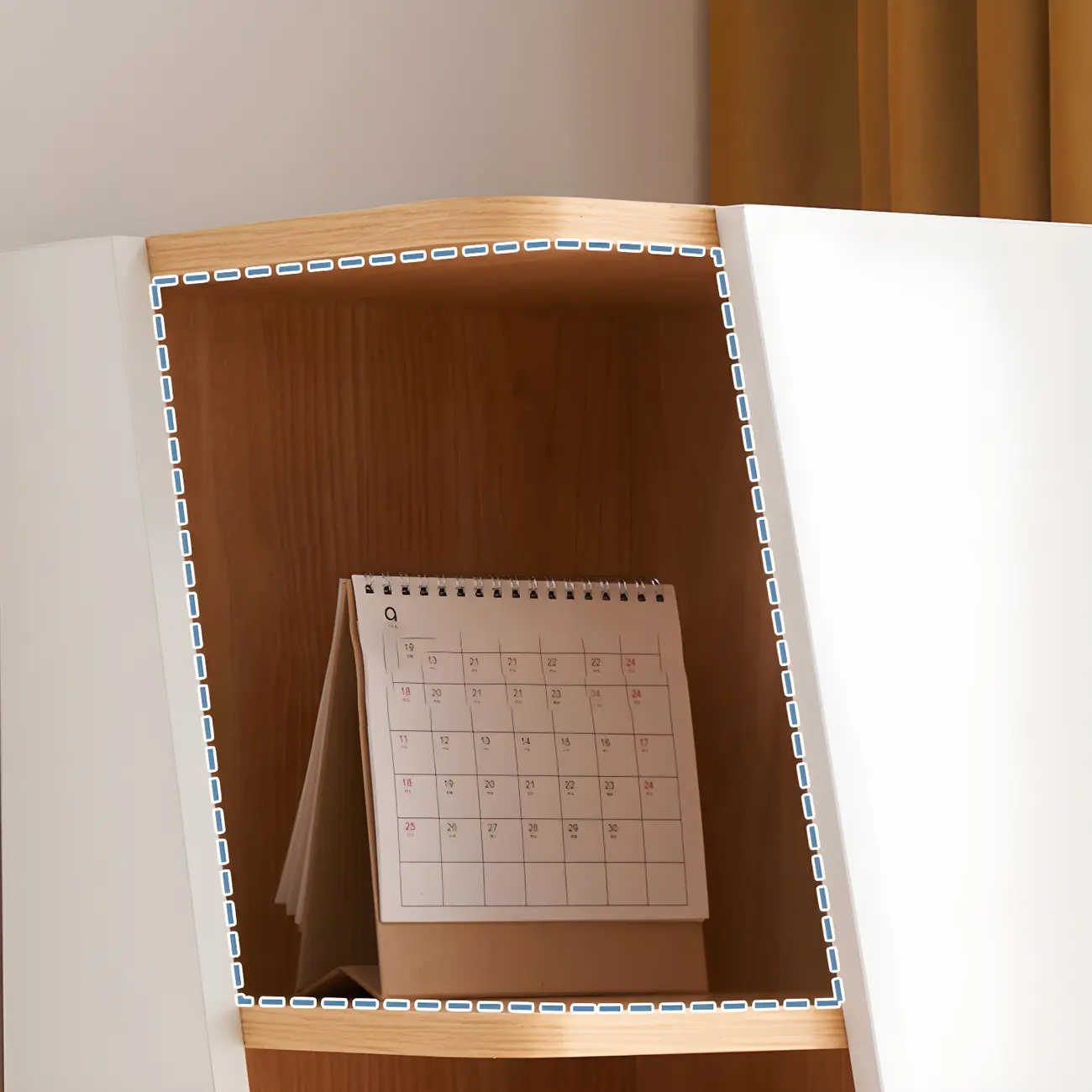 Artistic Modern White Wooden Corner Bookcase  Image - 9 | homeyfad