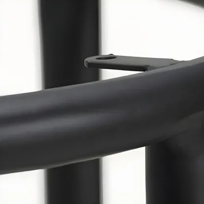 Backless Industrial Round Wooden Bar Stools Image - 15