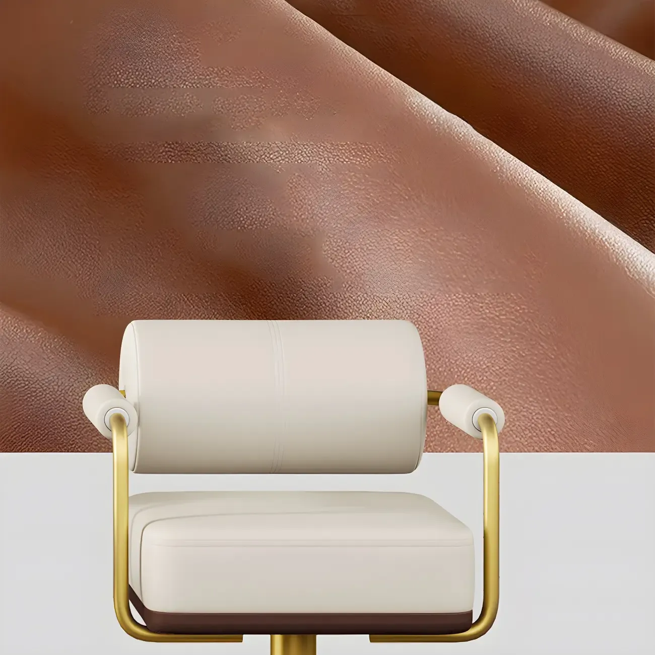 Stylish Leather Adjustable Bar Stools with Backrest for Home Bar Image - 11