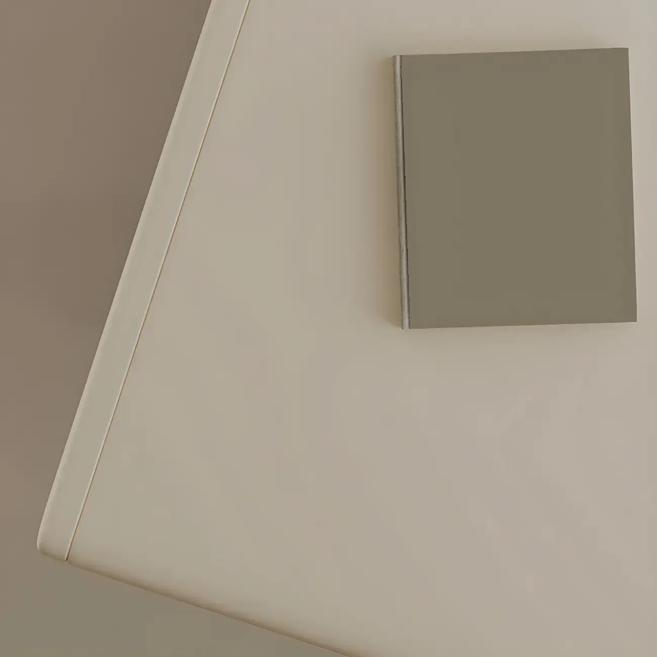 Nordic White-Black Storage Small Nightstand in 3-Layer Image - 12