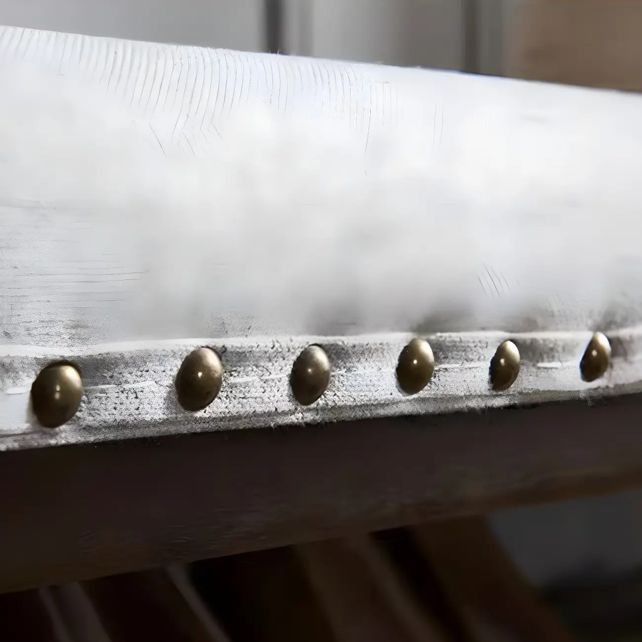 White Modern Upholstered Short Entryway Bench with Shelves Image - 6 | homeyfad