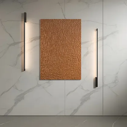 Stylish Sleek Modern Black Linear LED Vanity Wall Light