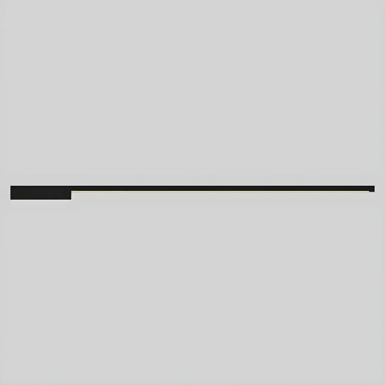 Stylish Sleek Modern Black Linear LED Vanity Wall Light