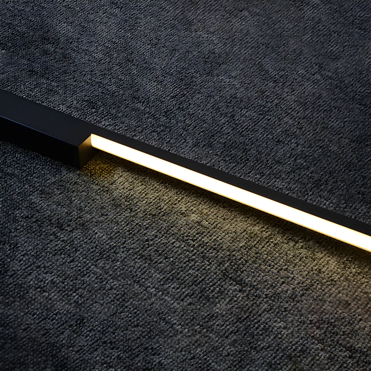 Stylish Sleek Modern Black Linear LED Vanity Wall Light | homeyfad