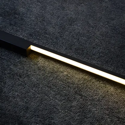 Stylish Sleek Modern Black Linear LED Vanity Wall Light