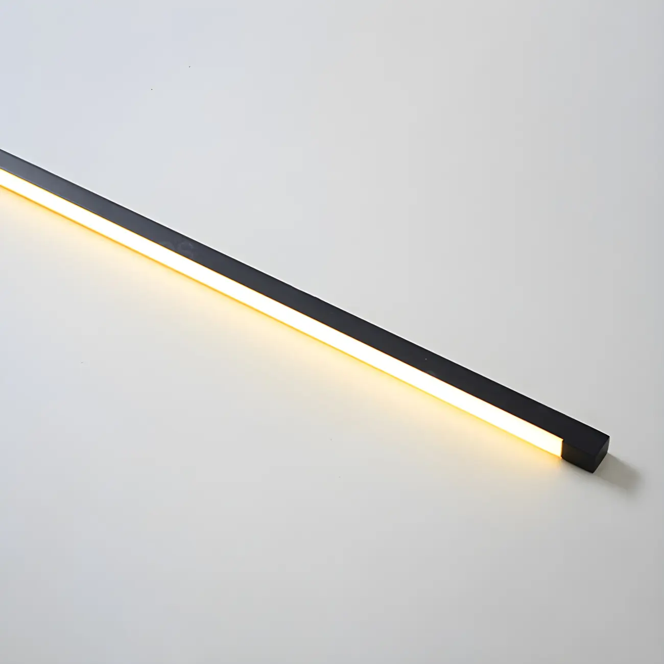 Stylish Sleek Modern Black Linear LED Vanity Wall Light | homeyfad