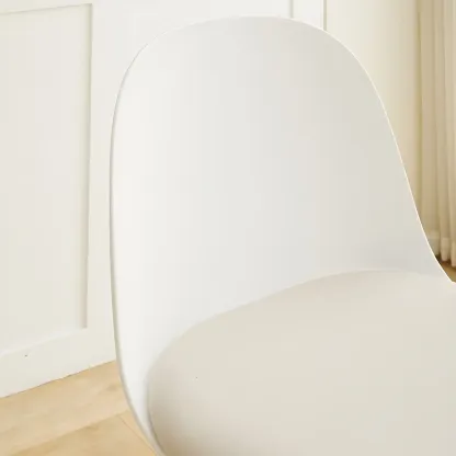 Modern Acrylic Durable Smooth Cushion High Bar Stool Image - 17