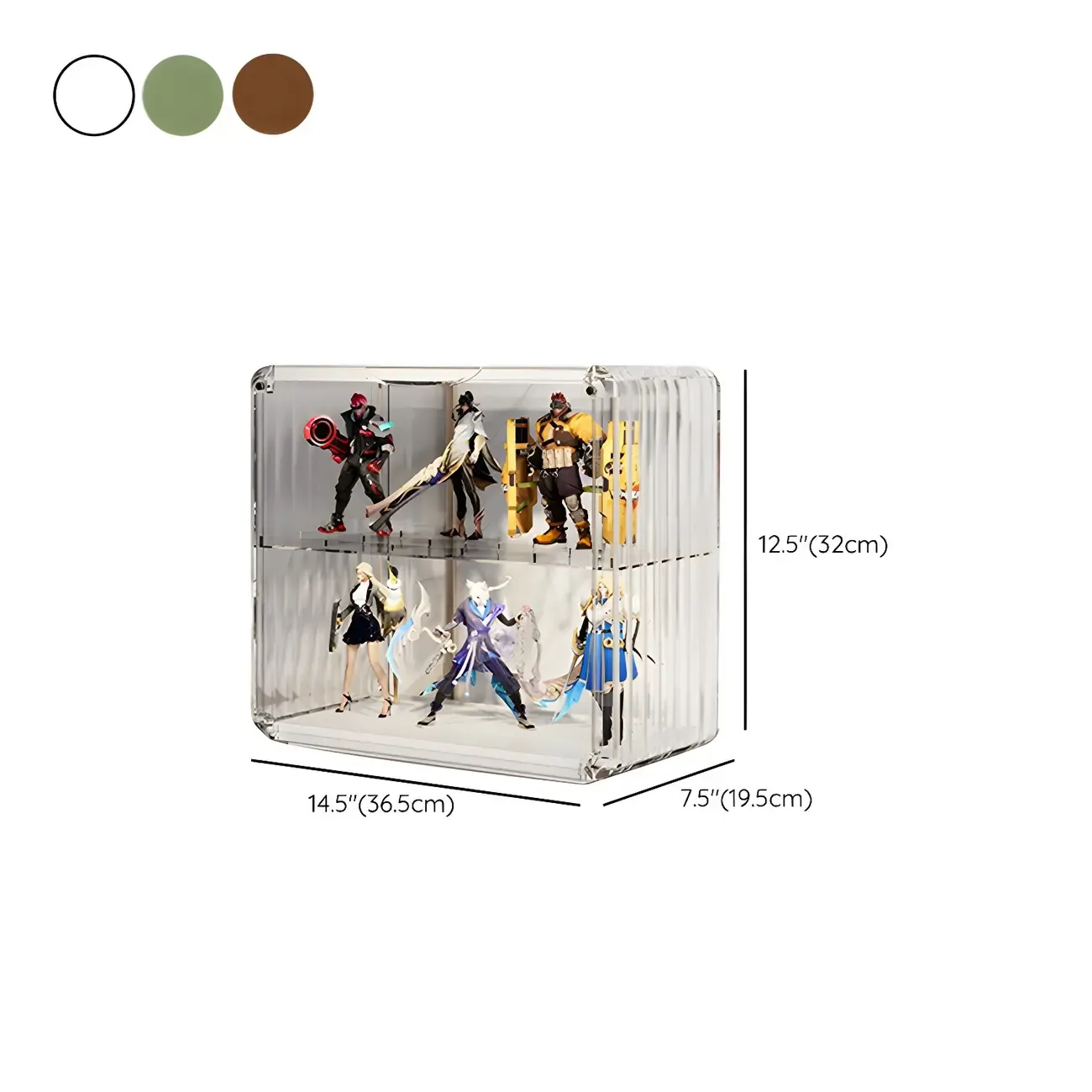 Living Room Stackable Clear Acrylic Display Cabinet Image - 33