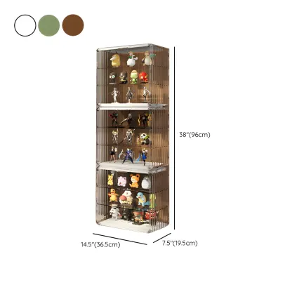 Living Room Stackable Clear Acrylic Display Cabinet Image - 38