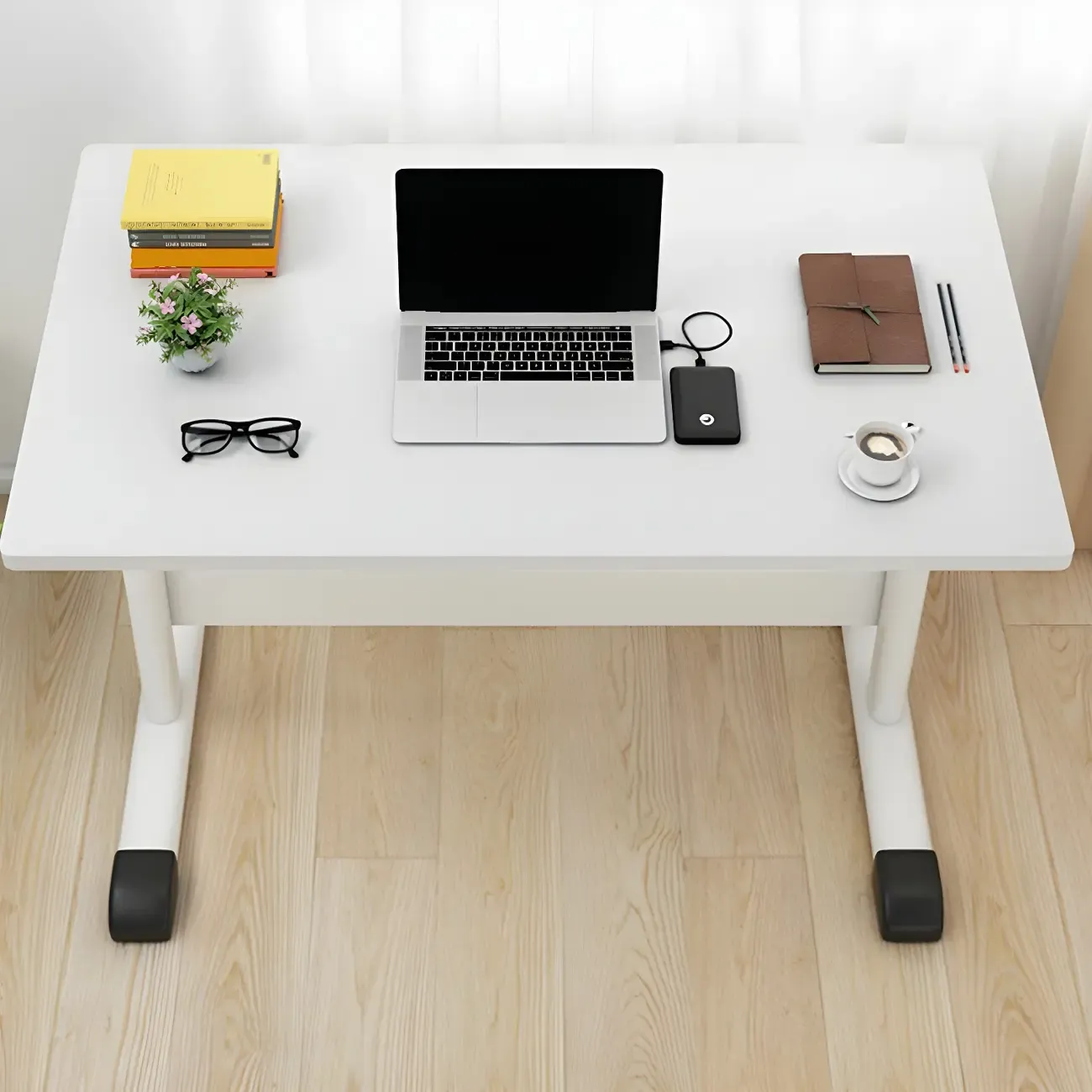 Classic Adjustable Standing Desk with Smooth Surface for Office Image - 7
