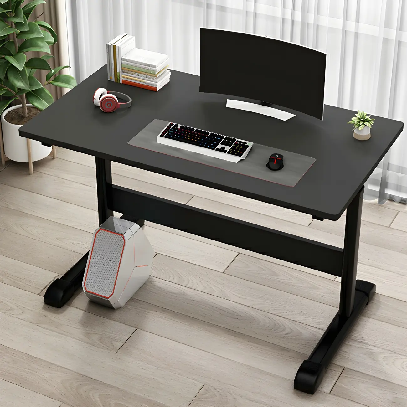 Classic Adjustable Standing Desk with Smooth Surface for Office Image - 9 | homeyfad