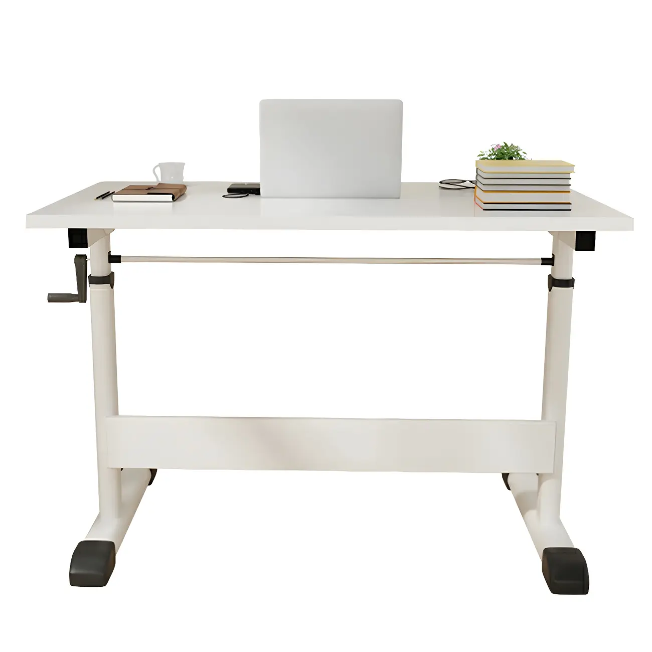 Classic Adjustable Standing Desk with Smooth Surface for Office Image - 11 | homeyfad