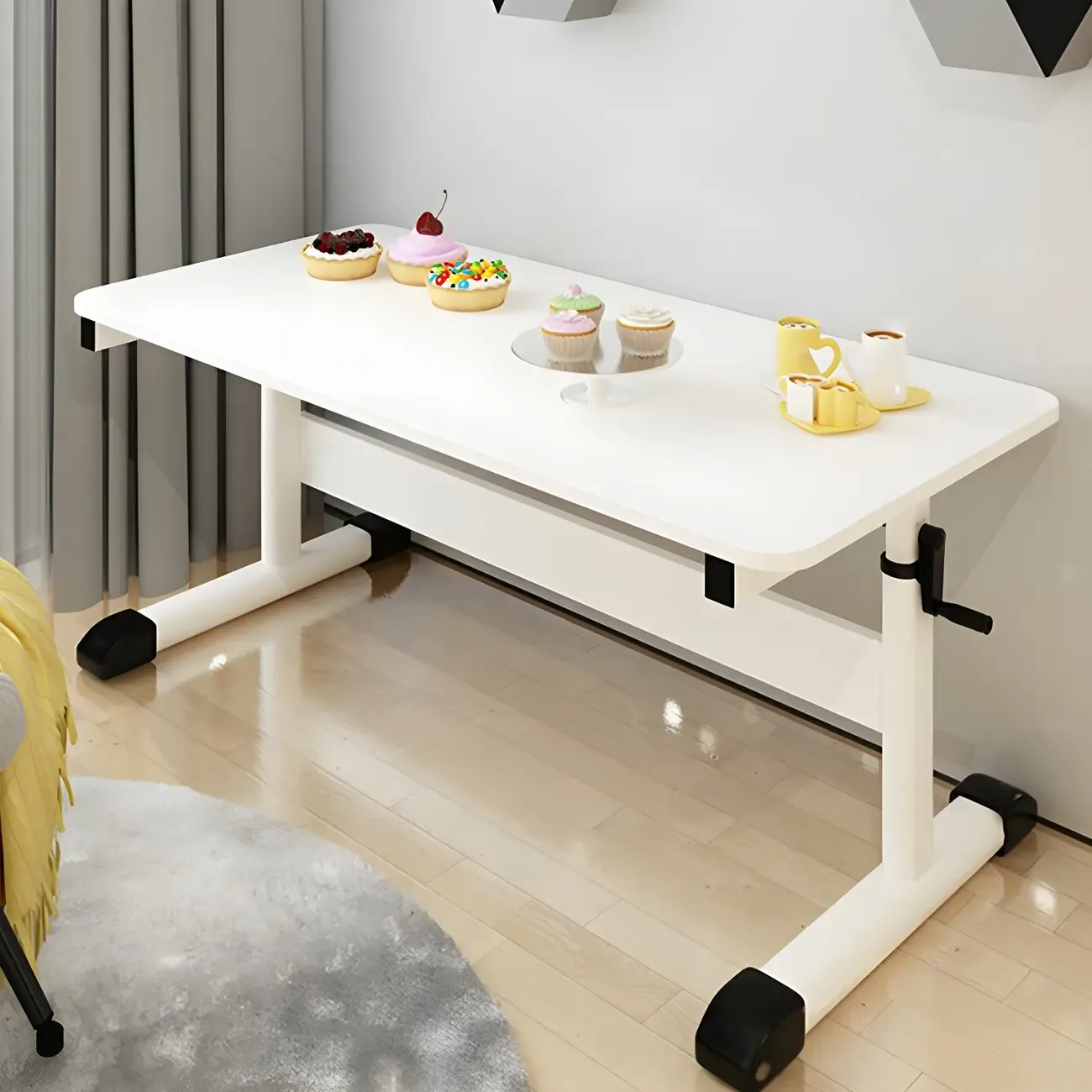 Classic Adjustable Standing Desk with Smooth Surface for Office Image - 3