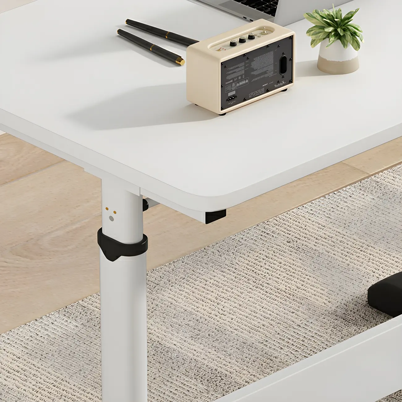 Classic Adjustable Standing Desk with Smooth Surface for Office Image - 13 | homeyfad