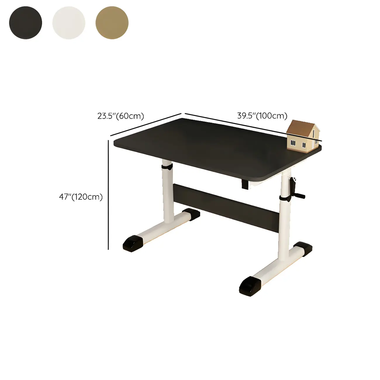 Classic Adjustable Standing Desk with Smooth Surface for Office Image - 20 | homeyfad