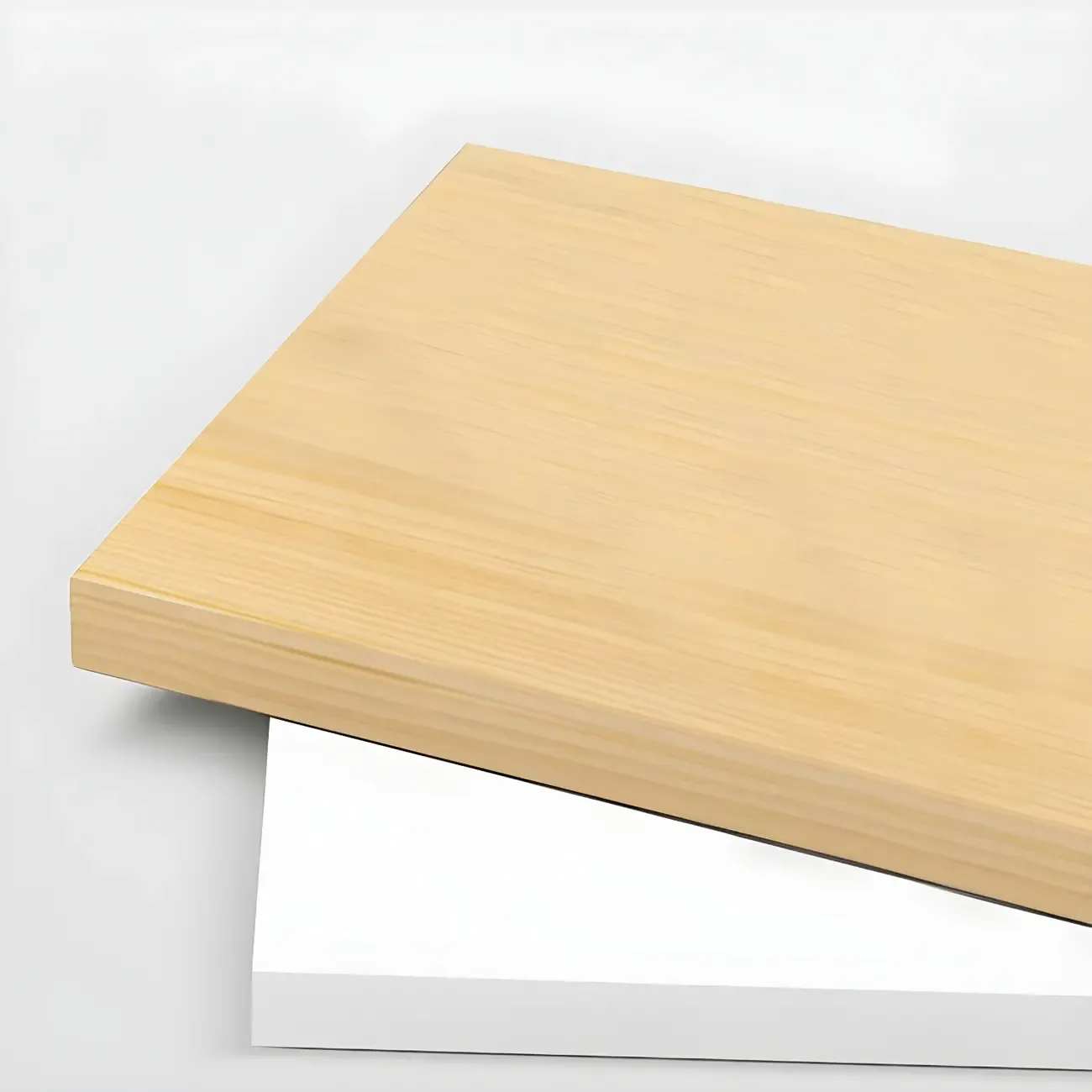 Minimalist T-Shaped Wooden Adjustable Standing Desk for Office Image - 11