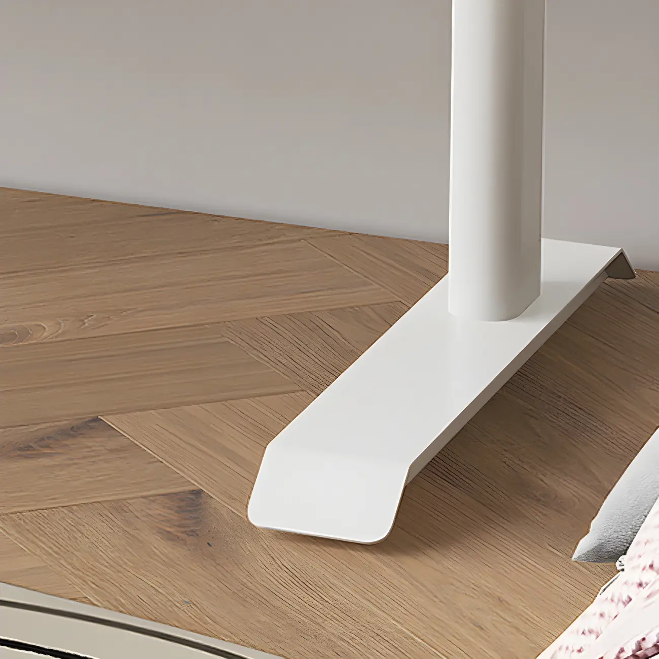 Minimalist T-Shaped Wooden Adjustable Standing Desk for Office Image - 13 | homeyfad