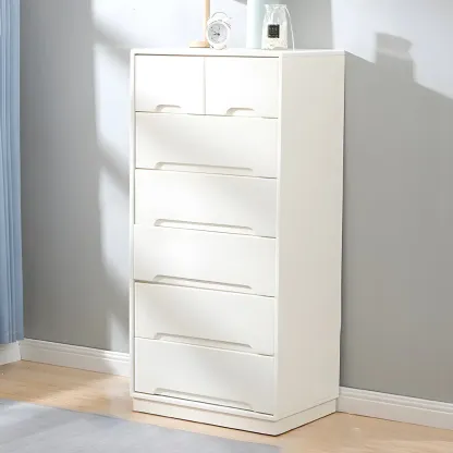  Traditional White Wooden Dressers & Chests with Storage Image - 5