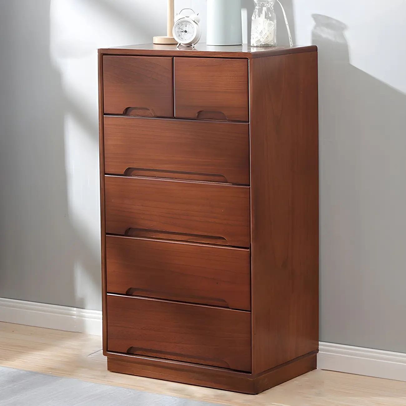  Traditional White Wooden Dressers & Chests with Storage Image - 9 | homeyfad