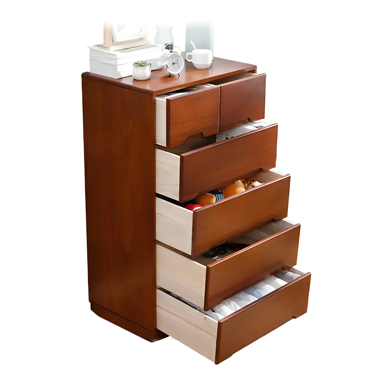  Traditional White Wooden Dressers & Chests with Storage Image - 10 | homeyfad