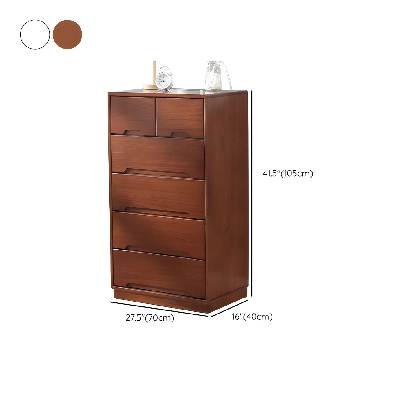  Traditional White Wooden Dressers & Chests with Storage Image - 20 | homeyfad