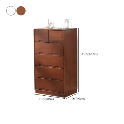  Traditional White Wooden Dressers & Chests with Storage Image - 23