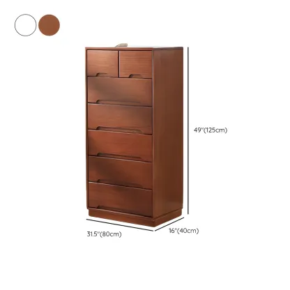  Traditional White Wooden Dressers & Chests with Storage Image - 24