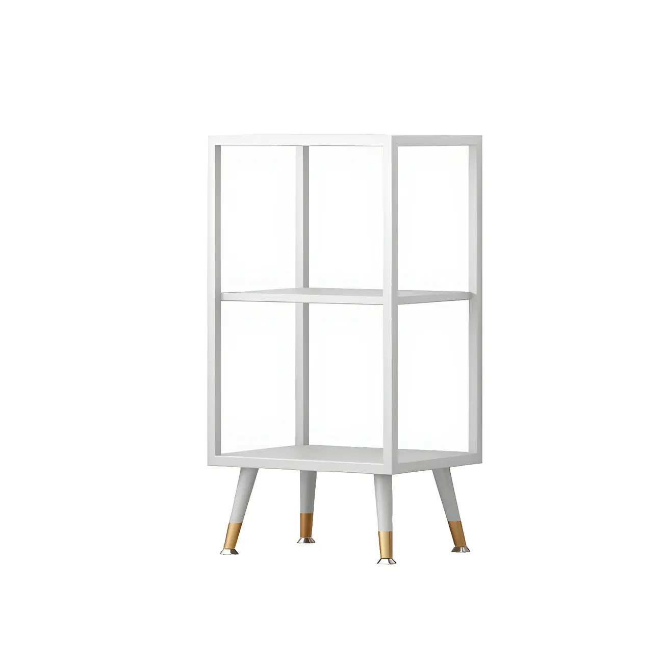 Modern Glass Display Cabinet with Shelves for Living Room Image - 16 | homeyfad