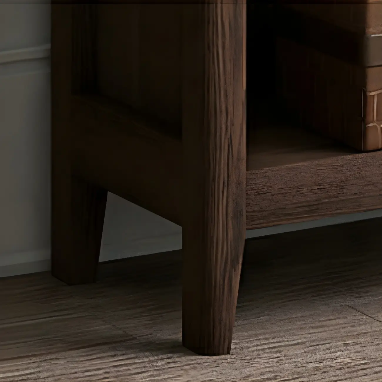 Modern Wooden Bookcase with Adjustable Shelves and Drawers | homeyfad