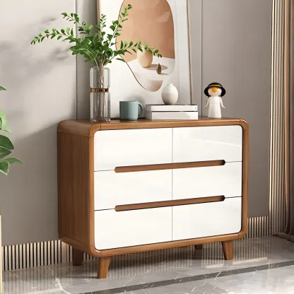 Traditional Brown Wooden Dressers & Chests with Drawers Image - 2