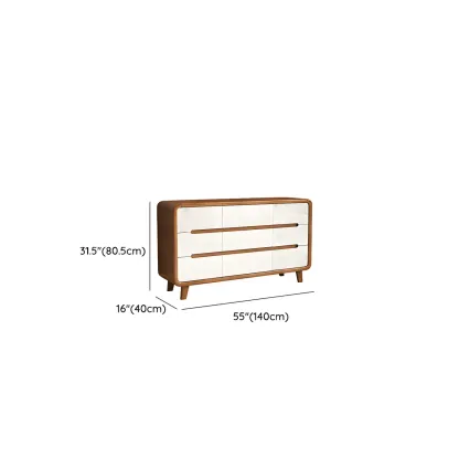 Traditional Brown Wooden Dressers & Chests with Drawers Image - 16