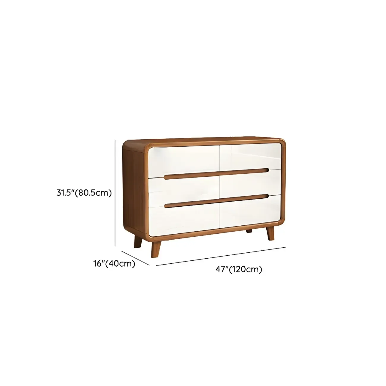Traditional Brown Wooden Dressers & Chests with Drawers Image - 17