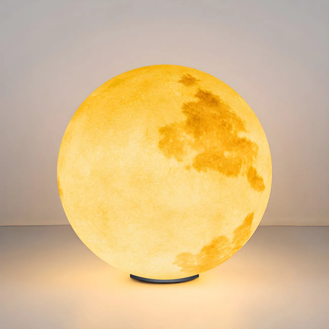 Yellow Moon-Theme Globe Resin Post Cap Light Image - 8 | homeyfad