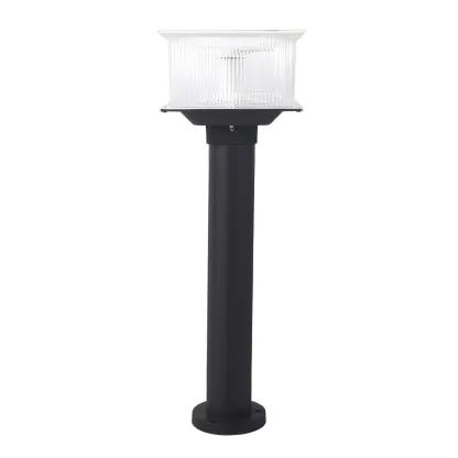 3 Color Light Solar Square Clear Post Cap Light Image - 11
