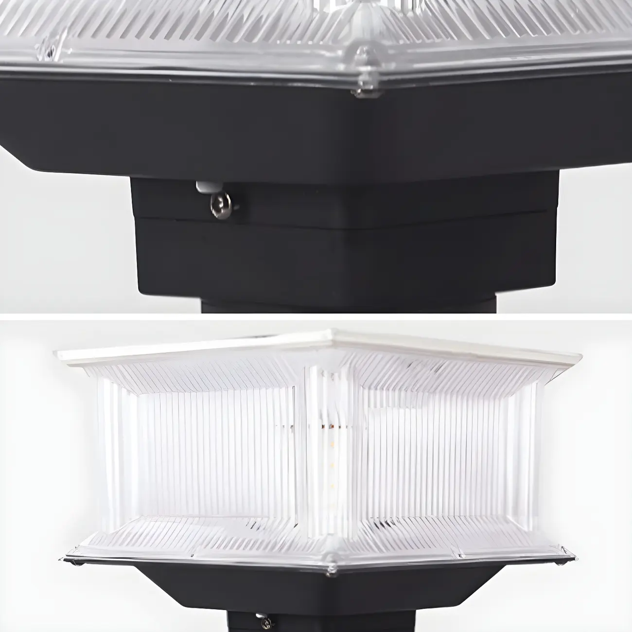 3 Color Light Solar Square Clear Post Cap Light Image - 13 | homeyfad